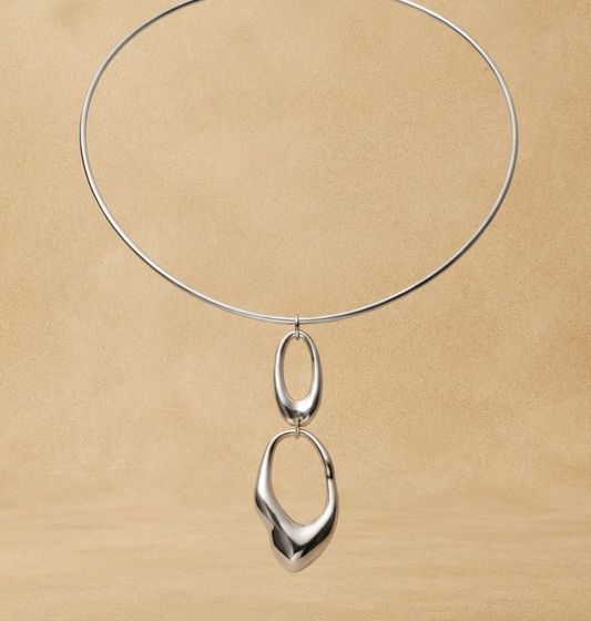 Driftline Necklace Silver