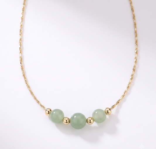 Tri Form Necklace Gold