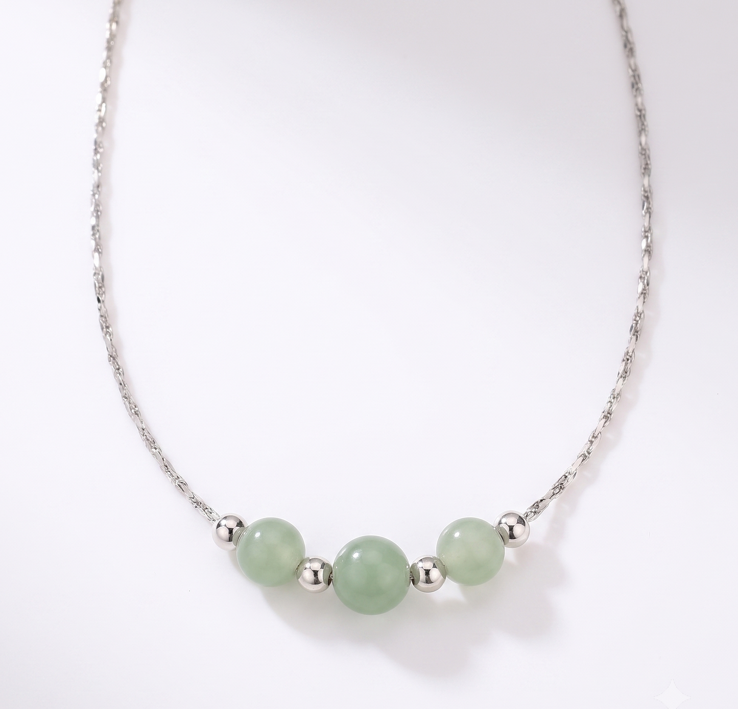 Tri Form Necklace Silver