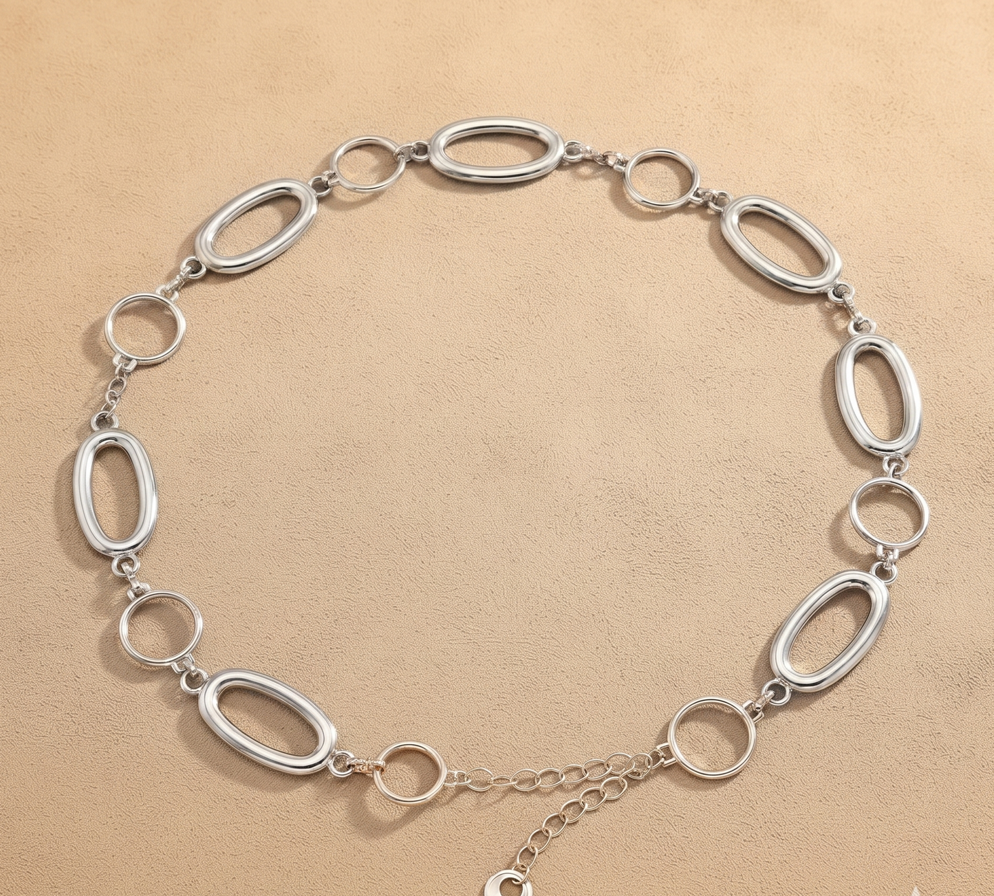 SOLACE CHAIN BELT SILVER