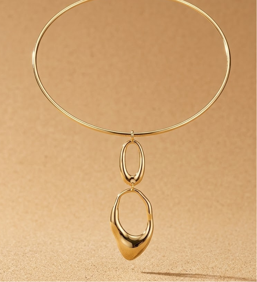 Driftline Necklace Gold