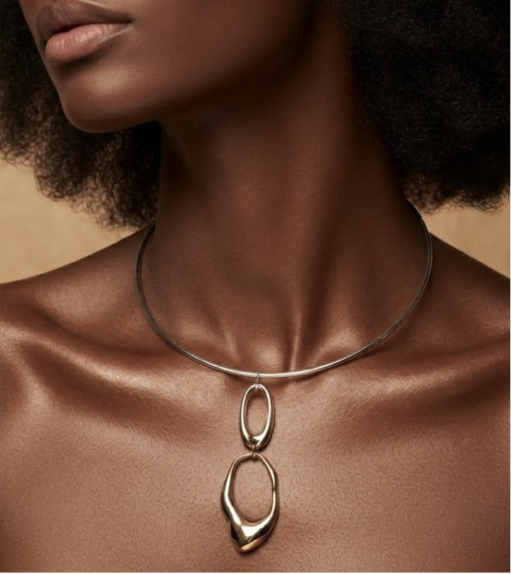 Driftline Necklace Silver