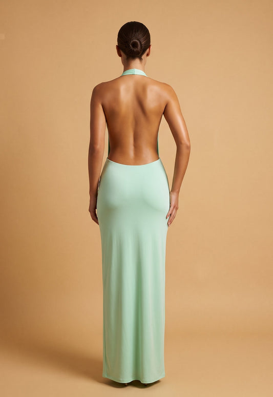 The Cascade Dress Seafoam
